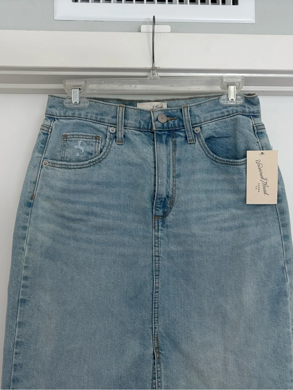 NWT Universal Thread Maxi Jean Skirt 6